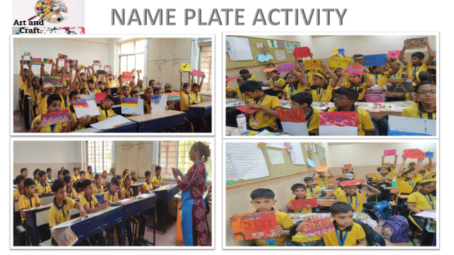 Name Plate making Activity Workshop