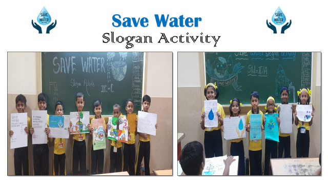 Save Water - Slogan Activity