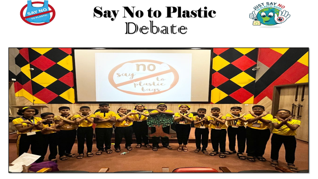 Say No to Plastic - Debate1